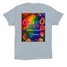 PRIDE Paint the V, a Light Blue Premium Cotton Tee