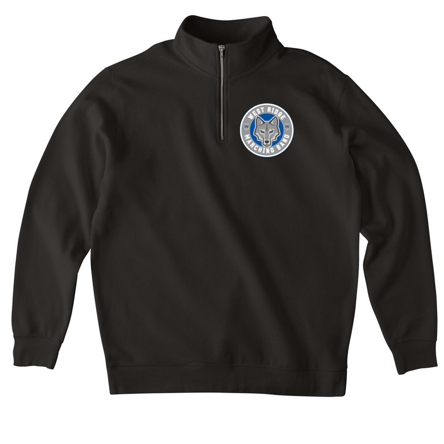 Midweight Band Quarter Zip, a Black Midweight Quarter Zip Pullover