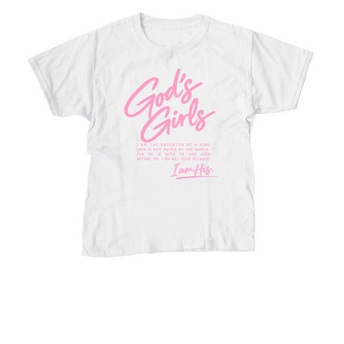 GOD'S GIRLS APPAREL ?&nbsp;, a White Youth Unisex Tee