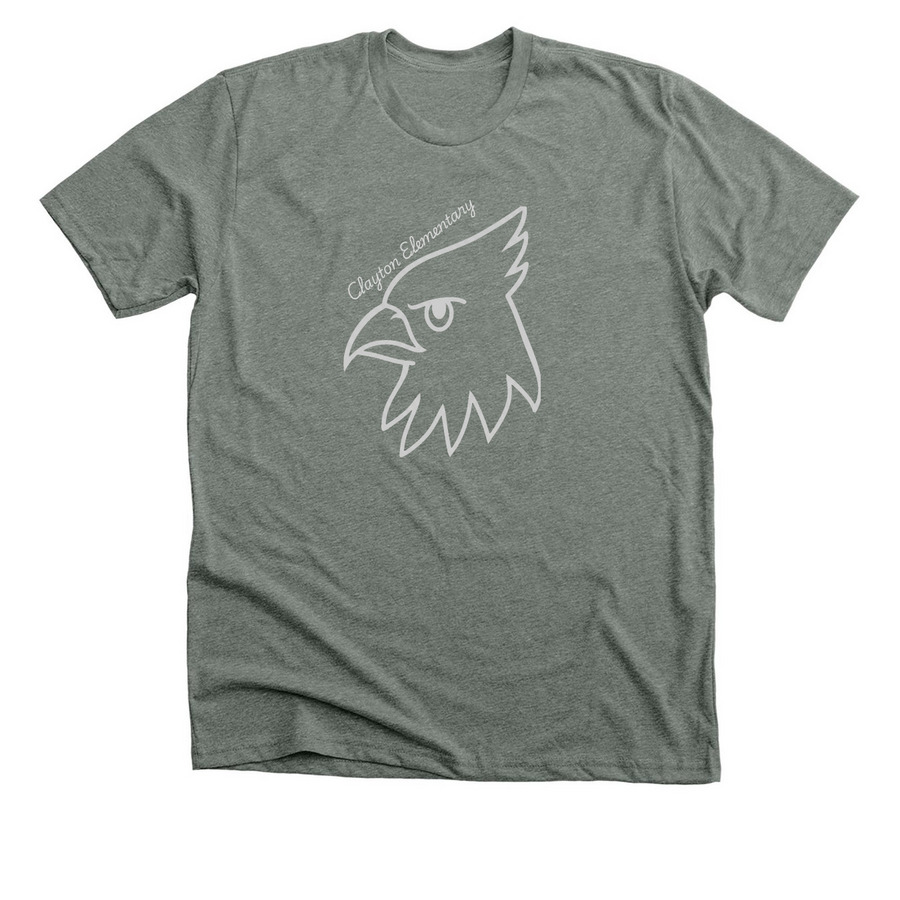 Profile of a Cardinal, a Deep Heather Premium Unisex Tee