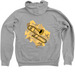 Trombone, a Athletic Heather Zip Up Hoodie (back-view)