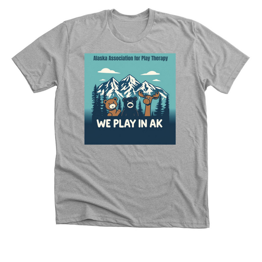 Puppet Trio - AKAPT, a Athletic Heather Premium Unisex Tee