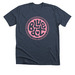 spread love blue dot merch, a Heather Midnight Navy Premium Unisex Tee