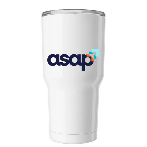 ASAP Insulated Tumbler, a White Insulated Tumbler