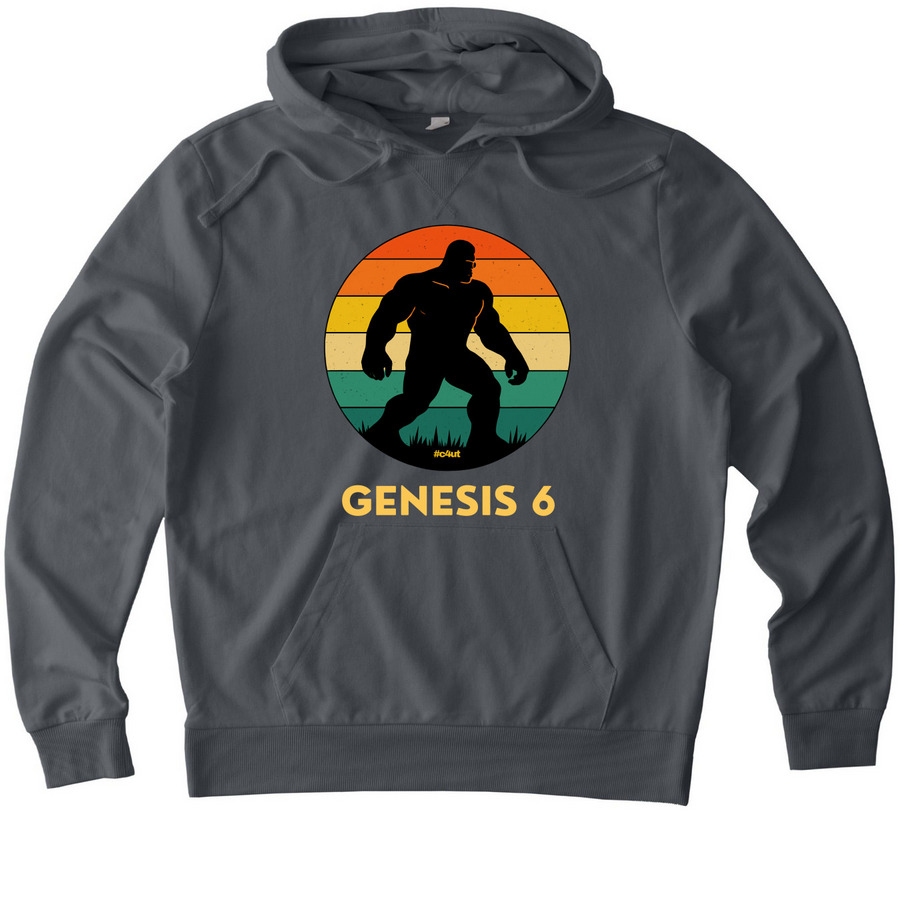 Genesis 6 - The Truth, a Terrain Grey Allmade Organic French Terry Pullover Hoodie