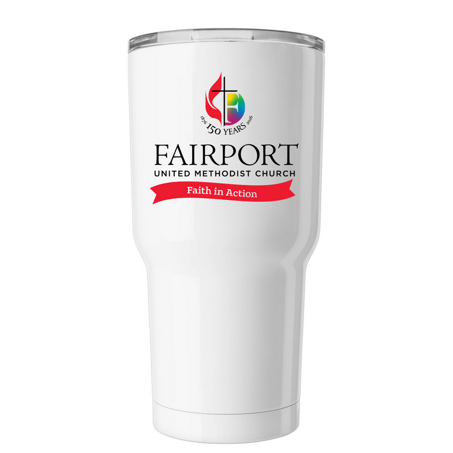 Insulated Tumbler, a White Insulated Tumbler