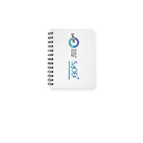 S4OM x S4OE Notepad, a White Spiral Notebook