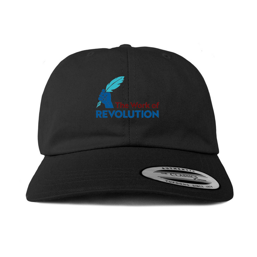 Work of Revolution Hat, a Black Printed Classic Baseball Cap