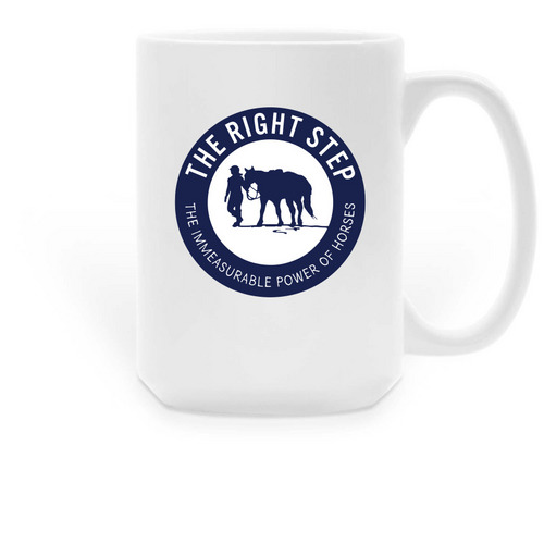 The Right Step, Inc. Mug, a White Large Coffee Mug