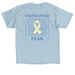 Faith Over Fear, a Light Blue Classic Unisex Tee (back-view)