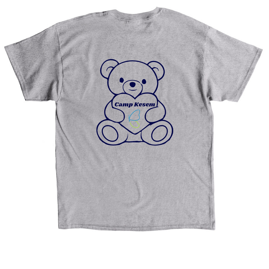 Kesem at UFlorida - Teddy Bear&nbsp;, a Sport Grey Classic Unisex Tee (back-view)