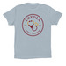 Wear the Mission - Inverse Logo, a Light Blue Premium Cotton Tee