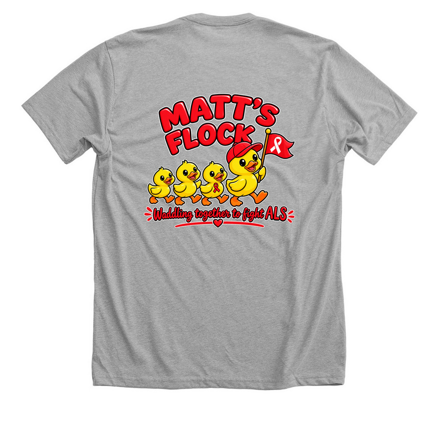 ALS WALK 2026, a Athletic Heather Premium Unisex Tee (back-view)