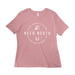 NEER North Circle Logo, a Orchid Women?s Relaxed Cotton Tee