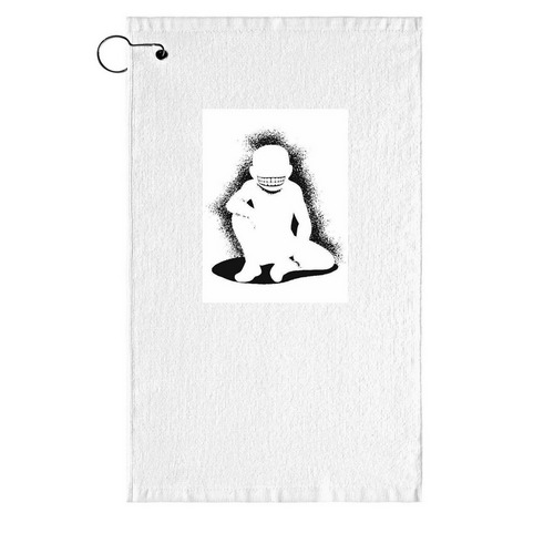 Martian Podcane, a White Golf Towel