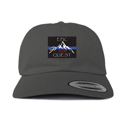 EPIC 4x4 Quest Classic Hat, a Dark Gray Printed Classic Baseball Cap