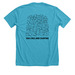 2026 HAPPYKATS, a Heather Aqua Premium Unisex Tee (back-view)