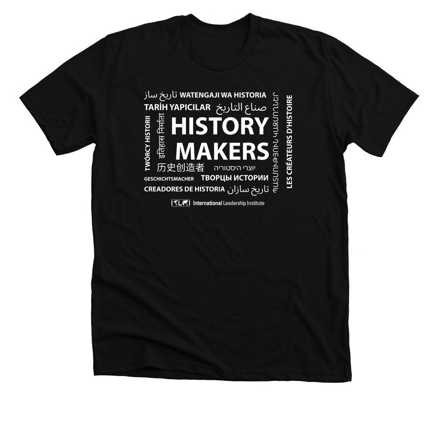 ILI History Makers, a Solid Black Blend Premium Unisex Tee