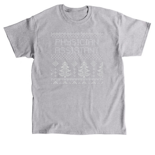 PA White Christmas Sweater, a Sport Grey Classic Unisex Tee
