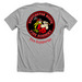 Support the Next Generation of Firefighters, a Athletic Heather Premium Unisex Tee (back-view)