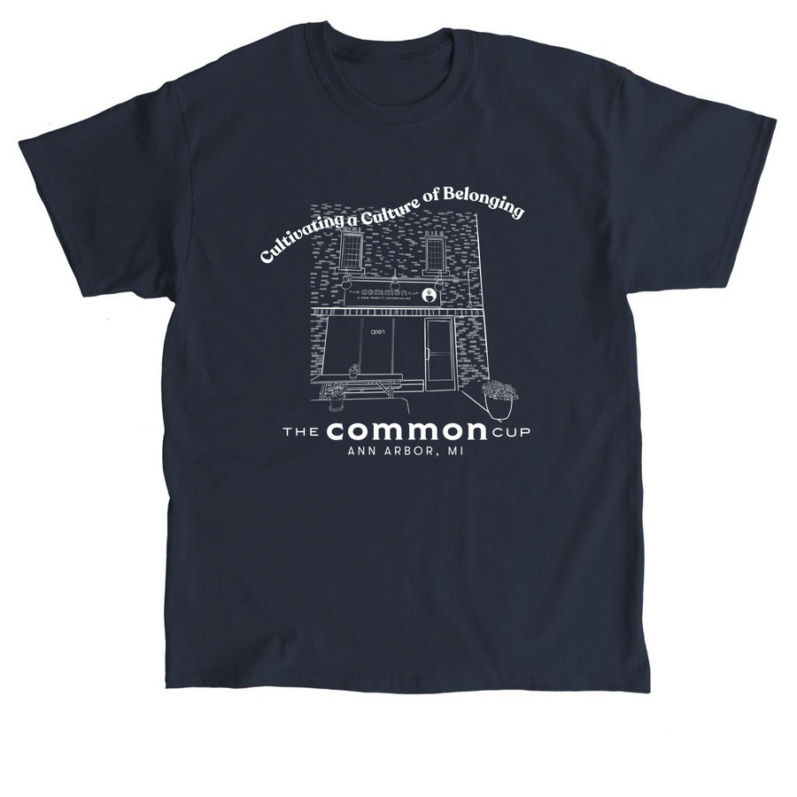 The Common Cup Swag!, a Navy Classic Unisex Tee