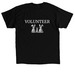 Volunteer Shirt, a Black Classic Unisex Tee (back-view)