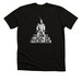 Lakota:No One is Illegal On Stolen Land white, a Solid Black Blend Premium Unisex Tee