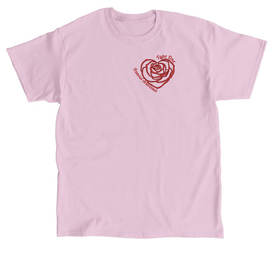 Roses Rainbow, a Light Pink Classic Unisex Tee