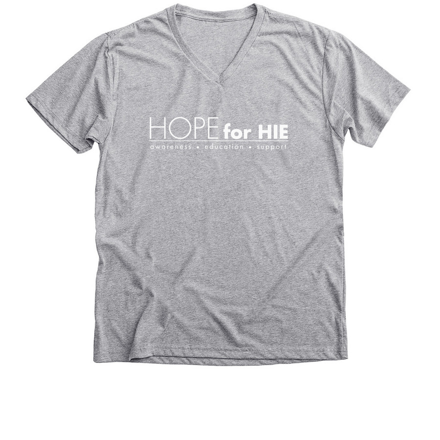 HIE Logo Wear, a Athletic Heather Premium V-Neck Tee