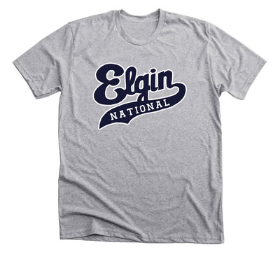 the Vince Tee with Navy&nbsp;, a Athletic Heather Premium Unisex Tee