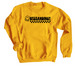 Outstanding (Retro Style), a Gold Crewneck Sweatshirt