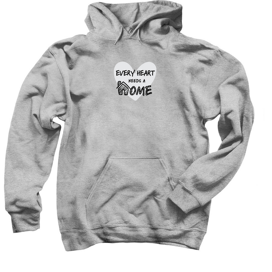 Every Heart Hoodie, a Sport Grey Pullover Hoodie