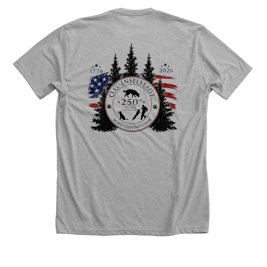 OGI 2026 Trial&nbsp;, a Athletic Heather Premium Unisex Tee (back-view)