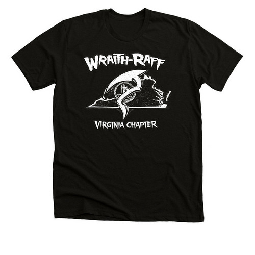 Wraith Raff / Virginia Chapter, a Solid Black Blend Premium Unisex Tee