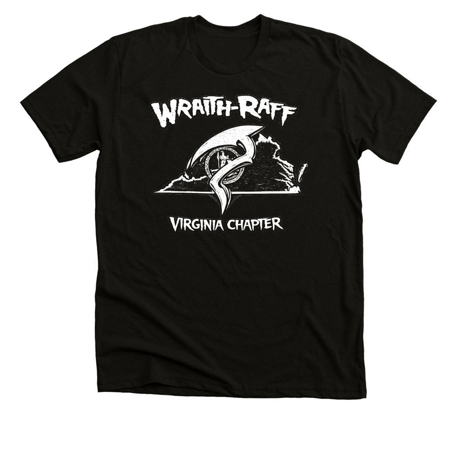 Wraith Raff / Virginia Chapter, a Solid Black Blend Premium Unisex Tee
