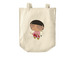 WOODLAND POWWOW GIRLIE Tote Bags, a Natural Over-the-Shoulder Shopping Tote Bag