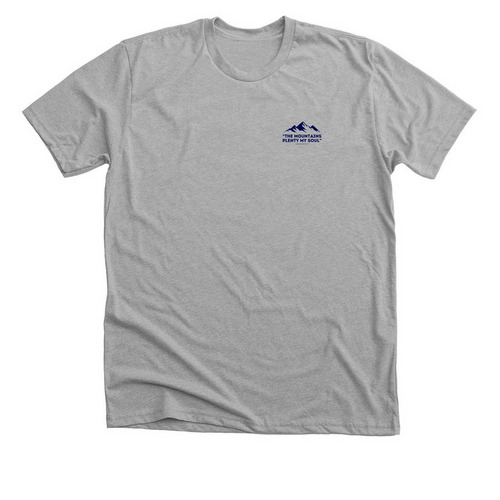 Mountains, a Athletic Heather Premium Unisex Tee