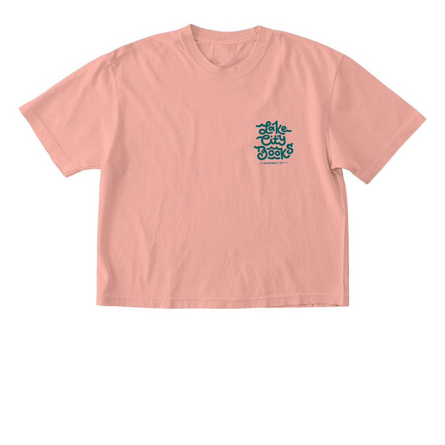 Follow Me To the Bookstore, a Peachy Comfort Colors Boxy Tee