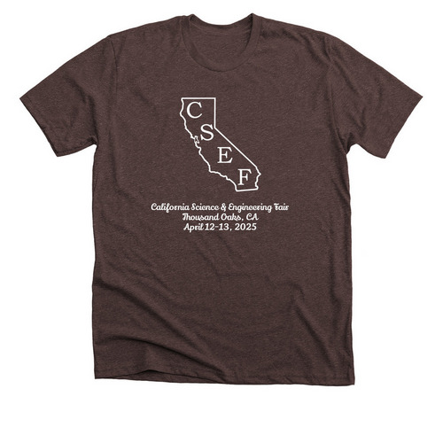 California Science & Engineering Fair 2025, a Heather Brown Premium Unisex Tee