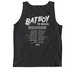 Bat Boy The Musical Merch, a Black Comfort Colors Tank Top (back-view)