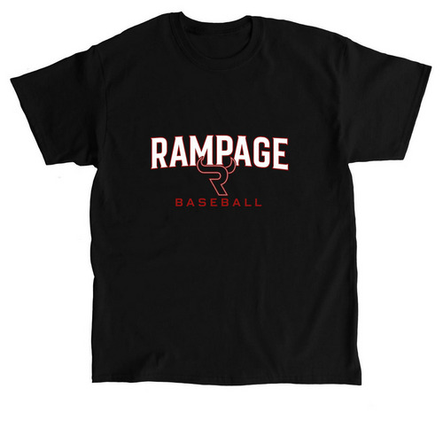 Rampage Baseball Store, a Black Classic Unisex Tee