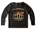 Honor. Service Long Sleeve, a Black UV Performance Long Sleeve Hoodie (back-view)