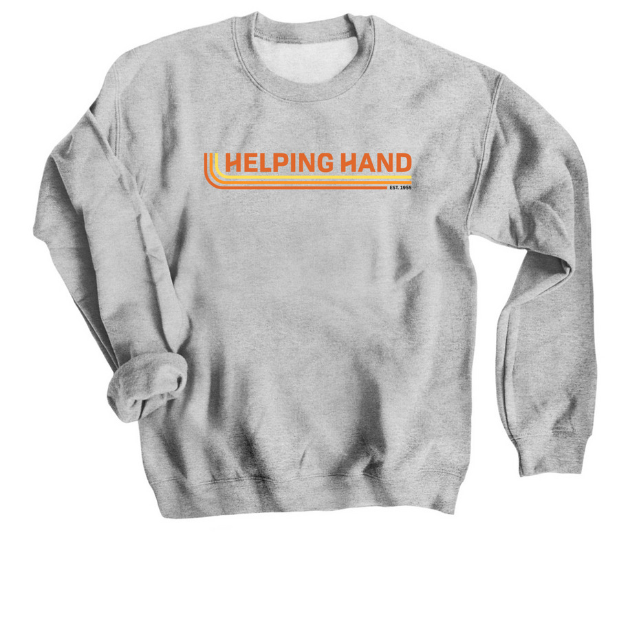 '70s Retro, a Sport Grey Crewneck Sweatshirt