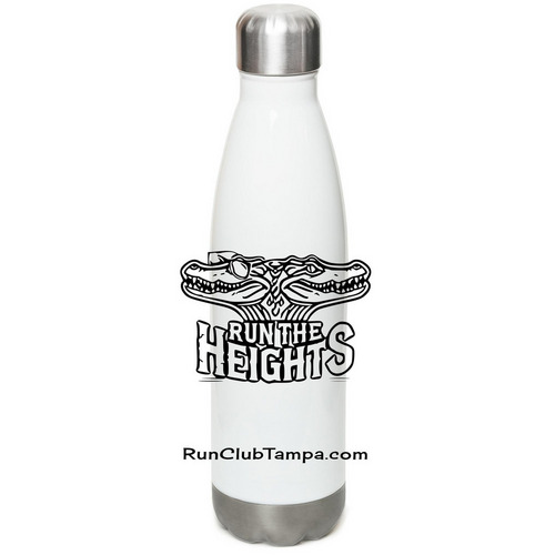 RtH - Hydration, a White Stainless Steel Water Bottle