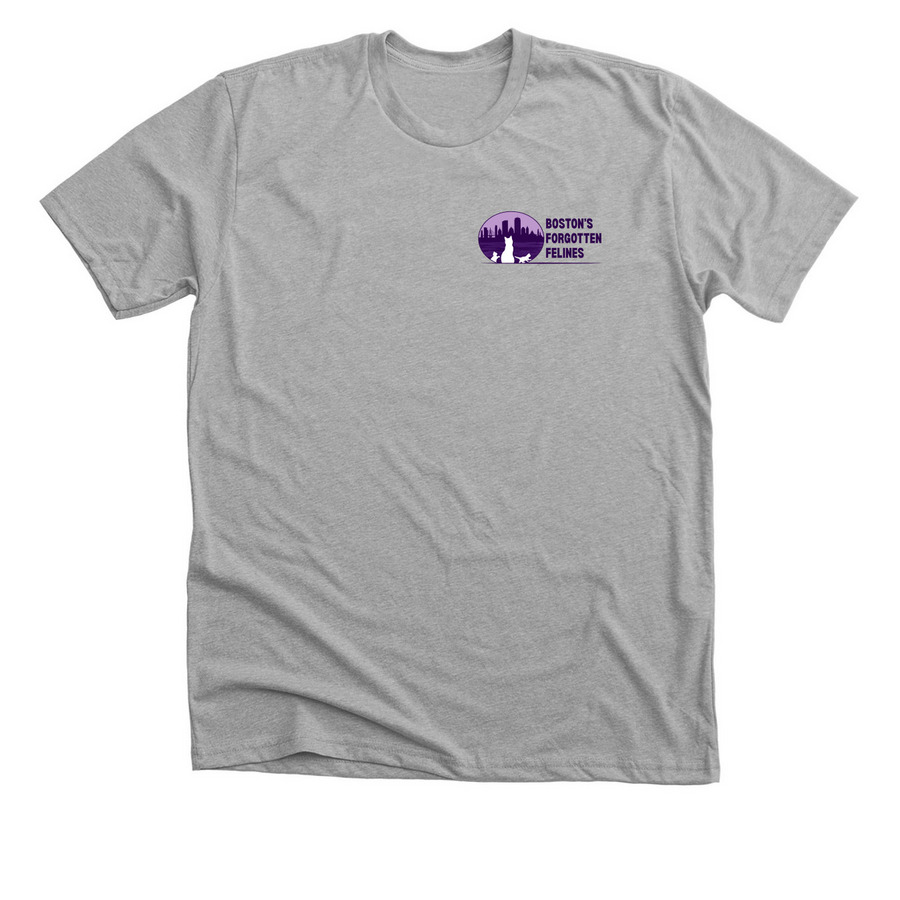 BFF Double Logo Shirt, a Athletic Heather Premium Unisex Tee