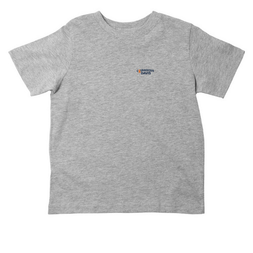 Courageous Davis Toddler, a Heather Toddler Tee