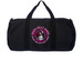Bravo Belly Dance | Duffel with Fuschia Logo, a Black Day Tripper Duffel Bag