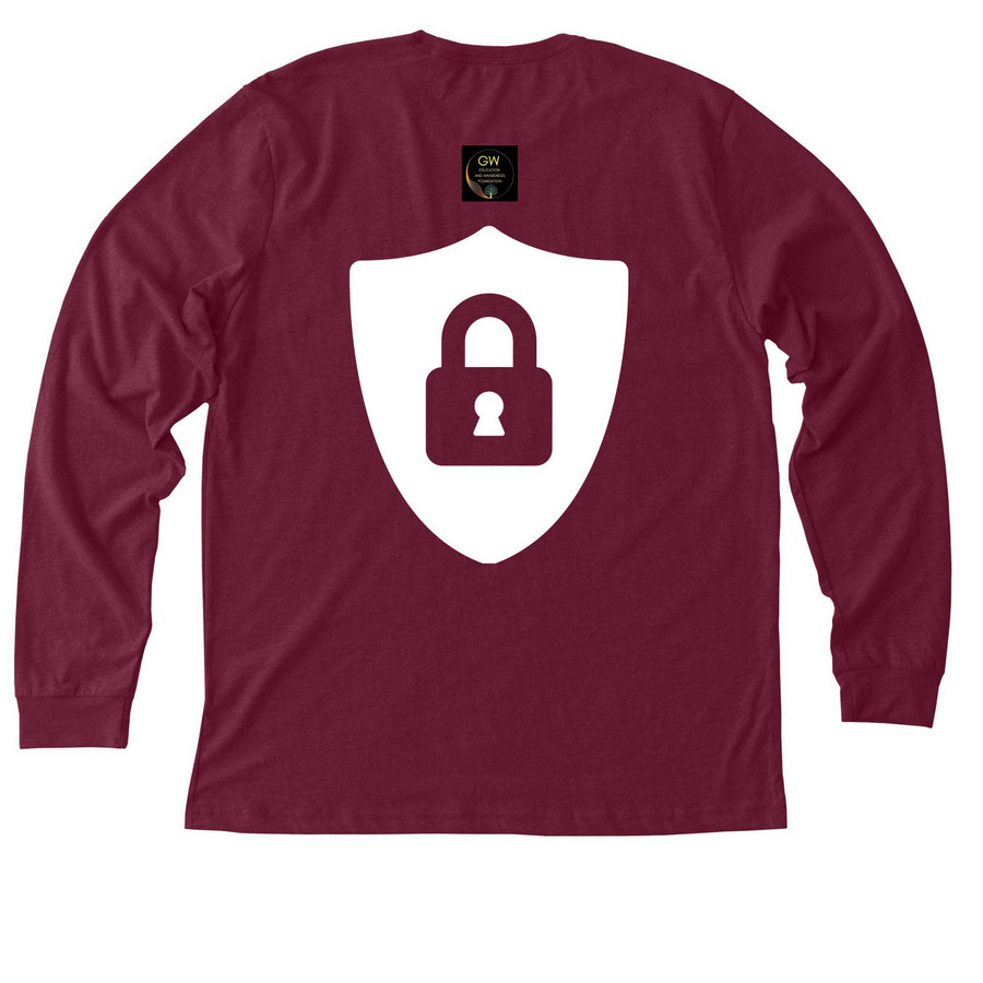 I'm Not Ordinary, a Heather Cardinal Premium Long Sleeve Tee (back-view)