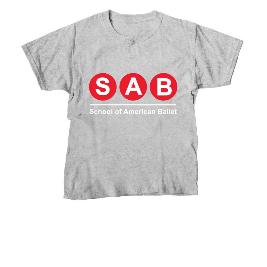 NEW ITEM! Subway-Style SAB Apparel, a Sport Grey Youth Unisex Tee