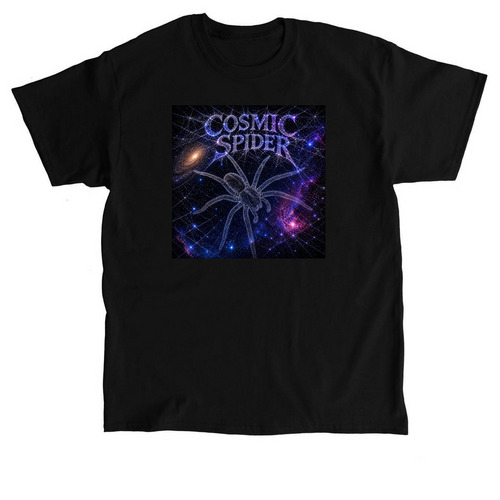 Cosmic Spider New Logo 2, a Black Classic Unisex Tee